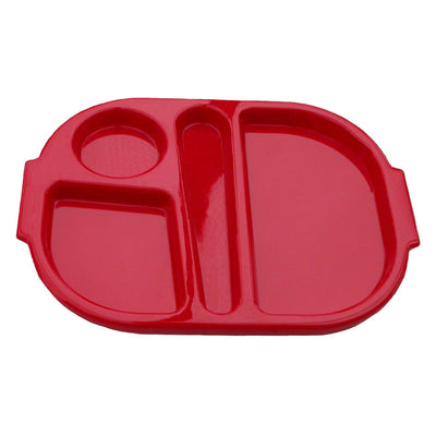 MEAL TRAY 11 x 9" RED                   
