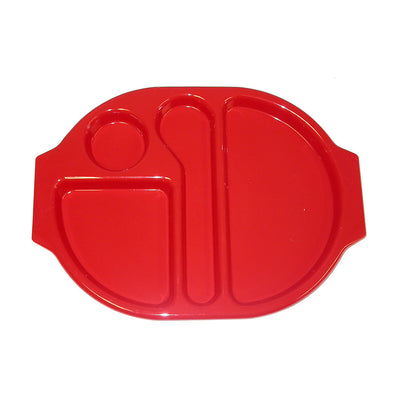 MEAL TRAY 15 x 11" RED                  