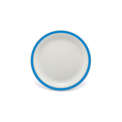 NARROW RIMMED PLATE 7" DUO BLUE NR       x12