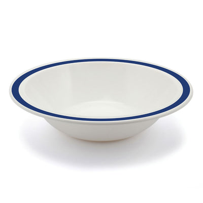 RIMMED BOWL 6.75" DUO BLUE               x12