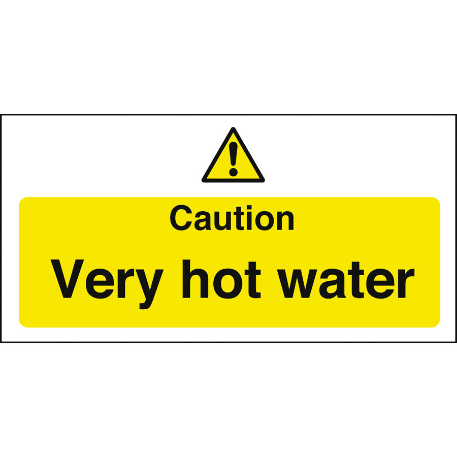 SIGN/CAUTION VERY HOT WATER             