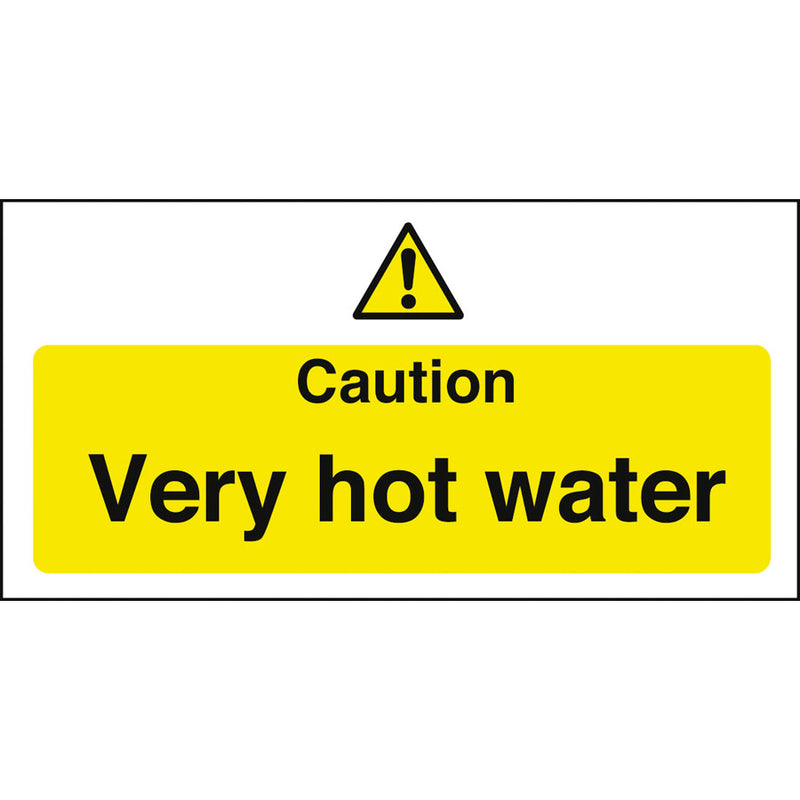 SIGN/CAUTION VERY HOT WATER             