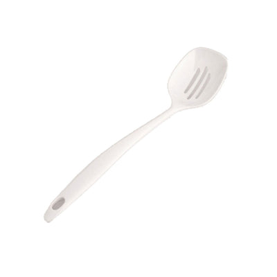 FOUNDATIONS WHITE SLOTTED SPOON 12 NR    x6