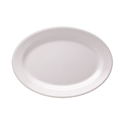 PATRIACH WHITE OVAL PLATTER 19 3/4~x14~ 