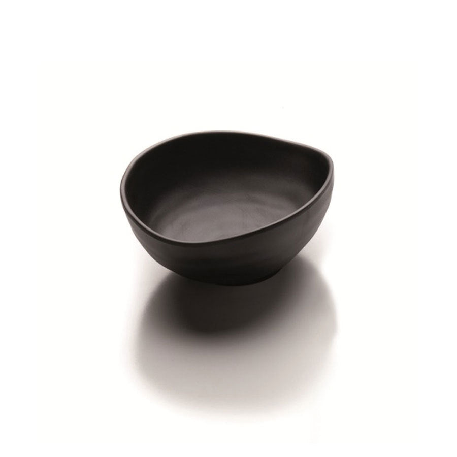 ZEN BLACK ROUND BOWL 33OZ 95CL NR        x6