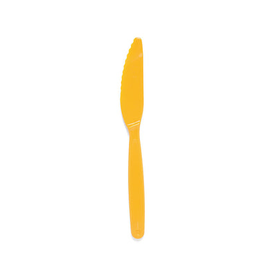 KNIFE SMALL 18CM YELLOW                 