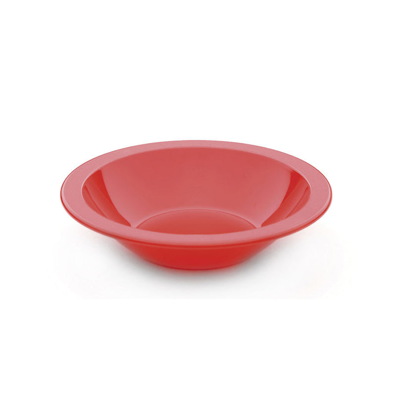 ANTI BAC RIMMED BOWL 17.3CM RED         
