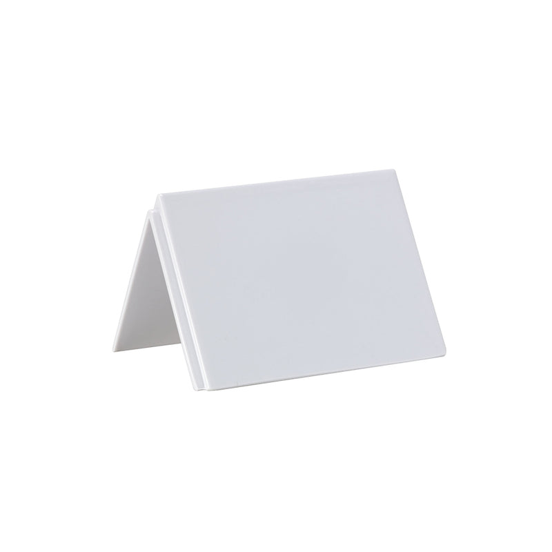 MELAMINE STAND WHITE 9CM HIGH           