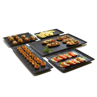 MELAMINE PLATTER SLATE GN1/1 530X325MM  