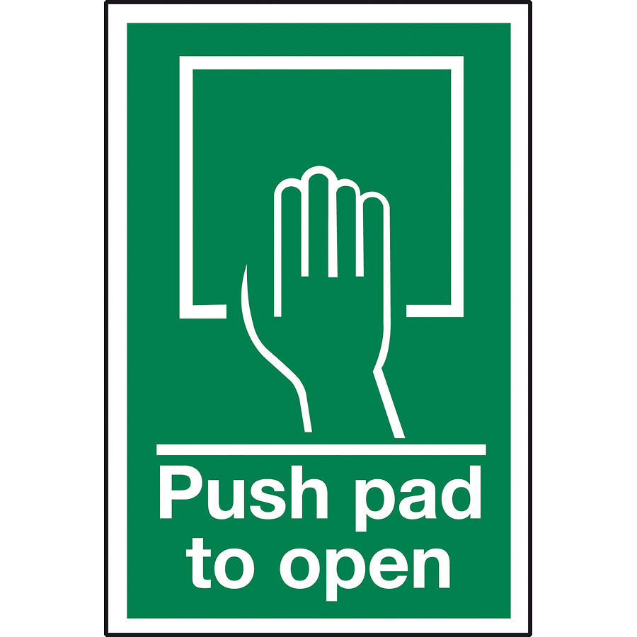 PUSH PAD TO OPEN SIGN (SPECIAL)         