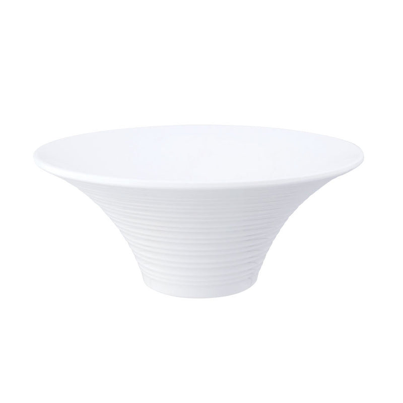 OASIS FLARED BOWL 28CM WHITE            