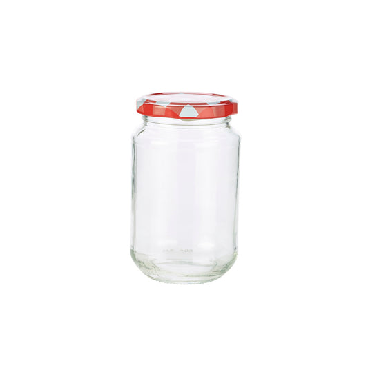 PRESERVING JAR 350ML 6.5X12CM            x12