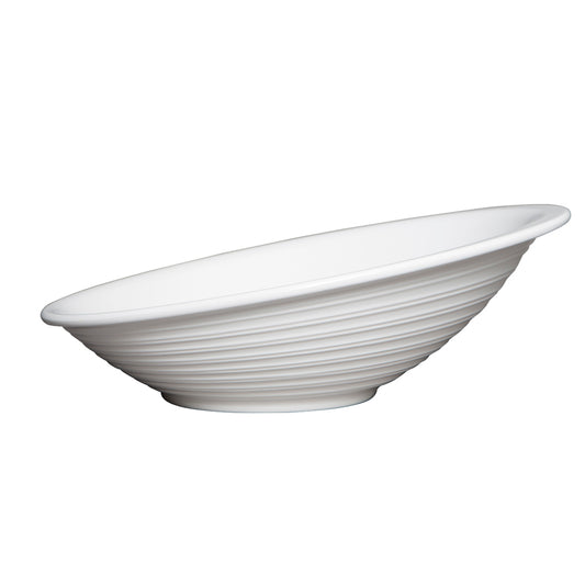 WHITE DUNE BOWL36.5X30.5CM 2.8L MELAMINE