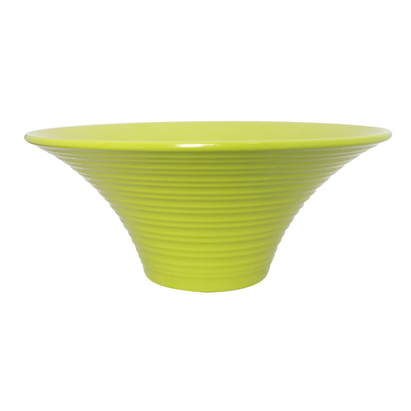 GREEN OASIS BOWL 35X15CM 4L MELAMINE    