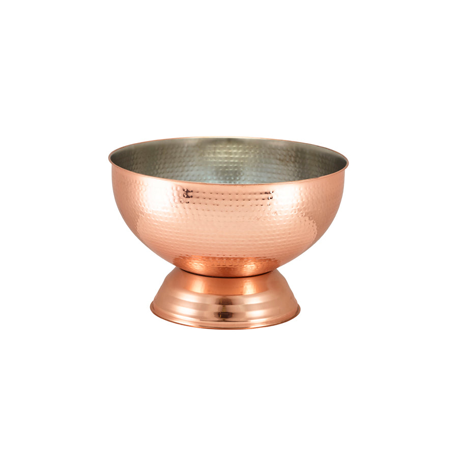 HAMMERED COPPER CHAMPAGNE BOWL 36CM     