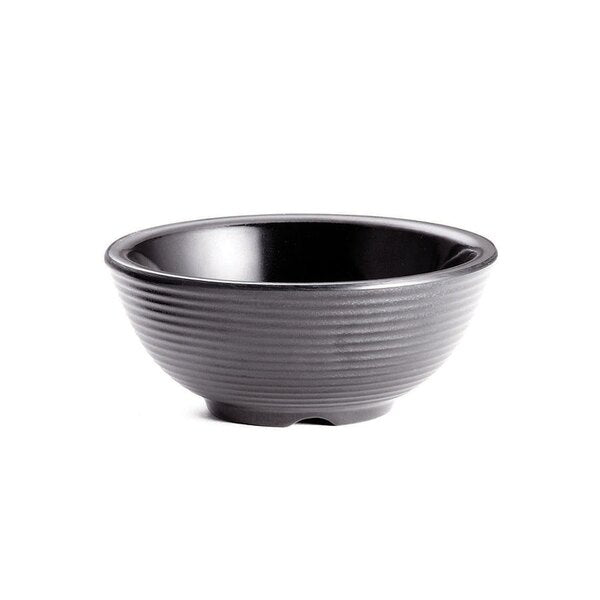 Ramekins & Dip Pots - Ramekin, Ribbed, Round, 60ml (4oz) Black