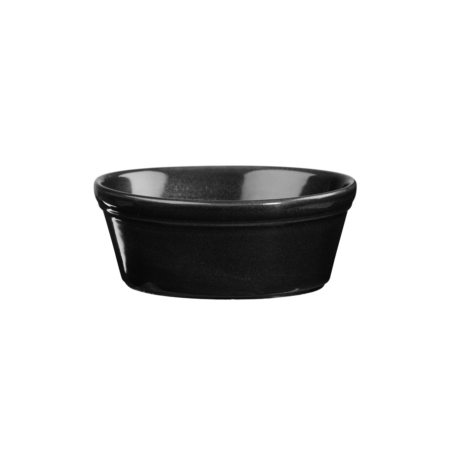 LARGE RAMEKIN 3.5" BLACK                 x24