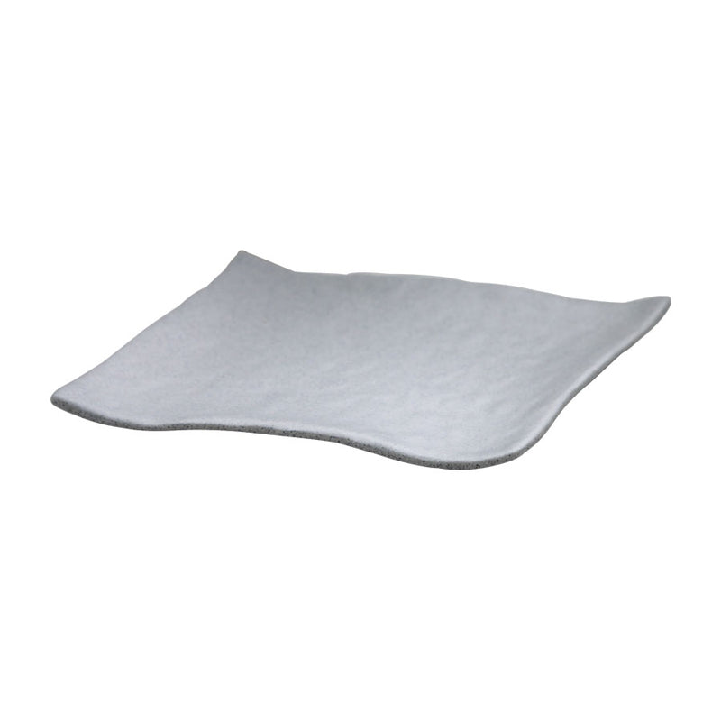 MIRAGE MARTELLO GREY SQ PLATTER 28CM    