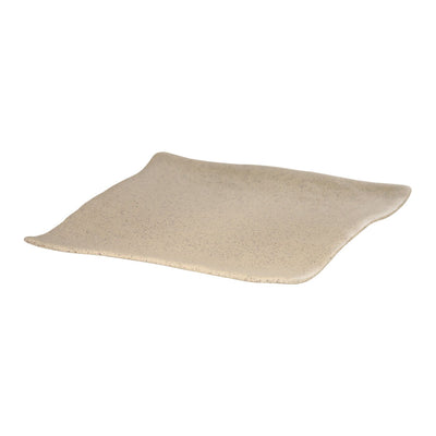 MIRAGE MARTELLO SAND SQ PLATTER 28CM    