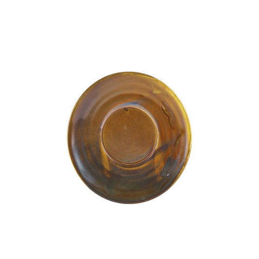 TERRAPORCELAIN RUSTIC COPP SAUCER 14.5CM x6