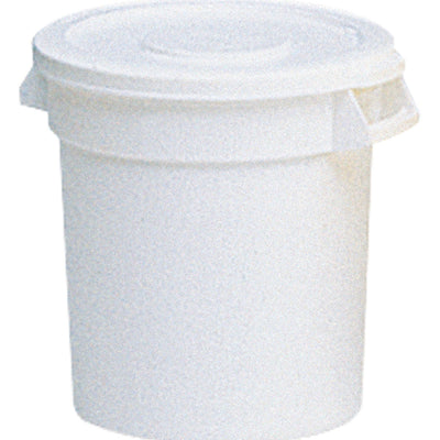 ROUND BRUTE CONTAINER 121 LTR WHITE     