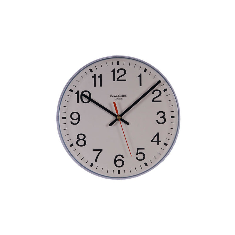 CLOCK WALL PLASTIC CASE 10"DIA          