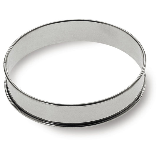 FLAN RING ALUMINIUM PLAIN 10"           