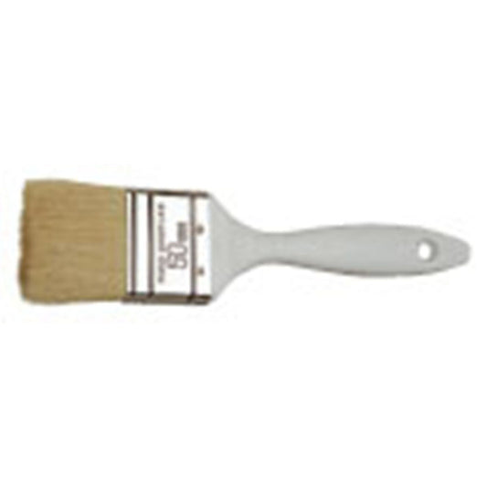 PASTRY BRUSH FLAT BRISTLE WHITE 25MM /1"