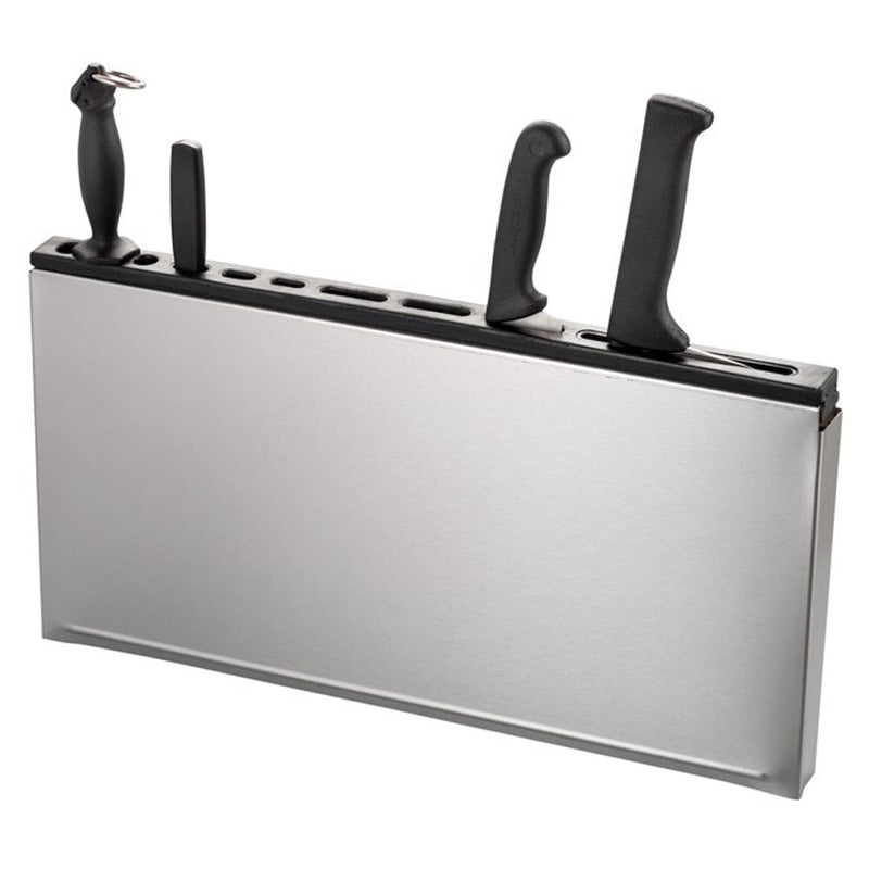 KNIFE RACK S/S WITH INSERTS             