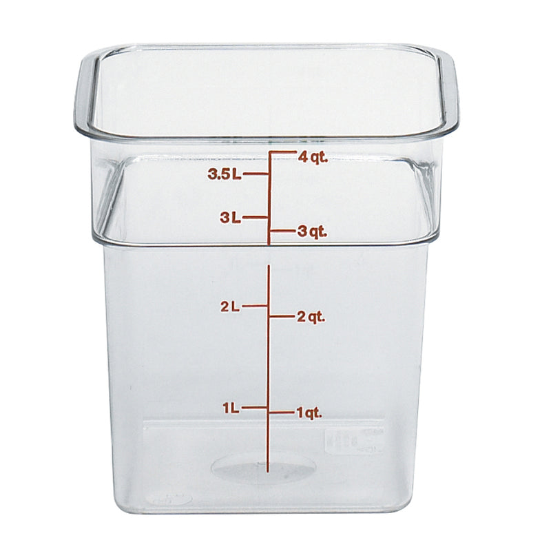 CONTAINER SQUARE POLY 3.8 LTR           