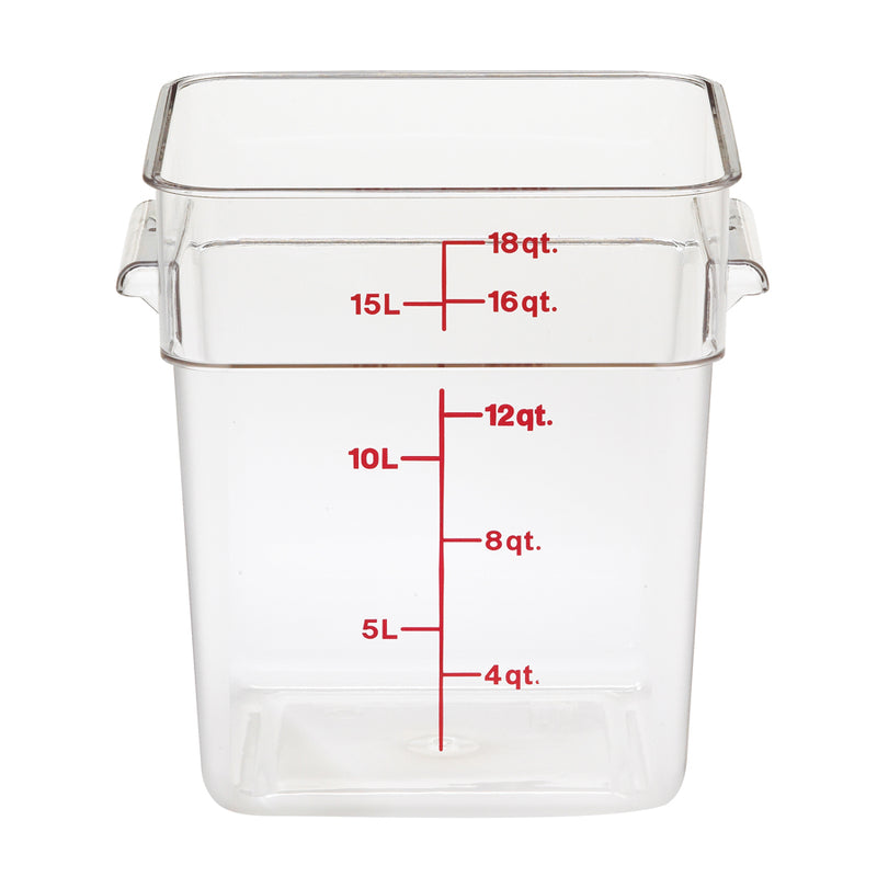 CONTAINER SQUARE POLY 17.2 LTR          