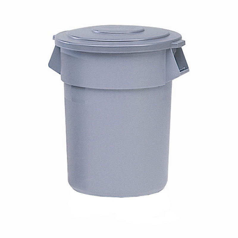 ROUND BRUTE CONTAINER 121 LTR GREY      