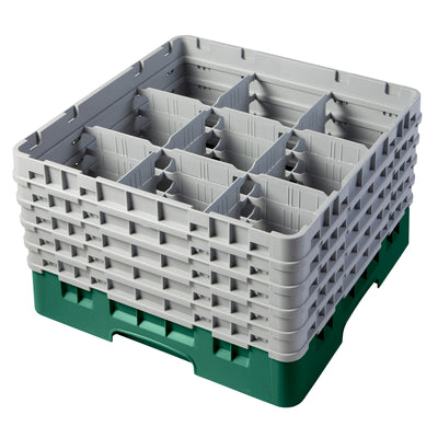 CAMRACK 9 COMPARTMENT GREEN             