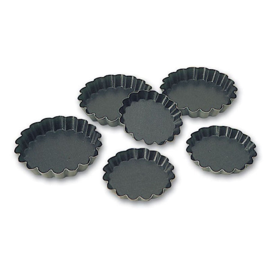 RND FLTD TARTLET MOULD 12x80mm (PK25)   