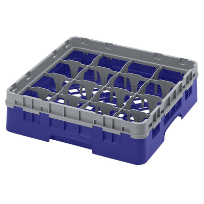NAVY BLUE 16 COMPARTMENT RACK           