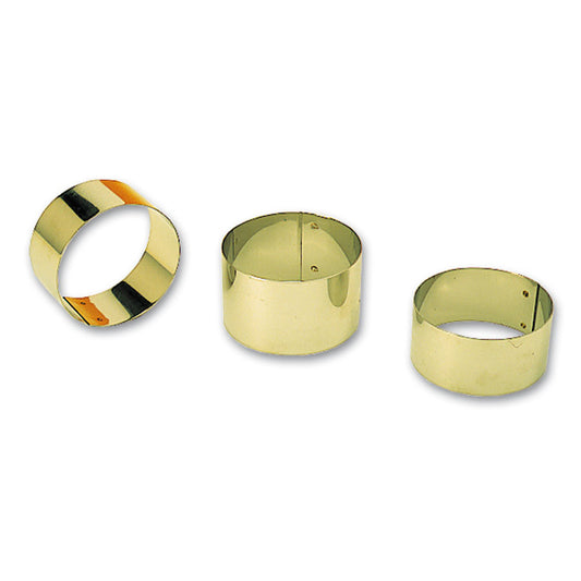S/S ROUND CAKE MOULD 60MM DIA X 30MM H   x4