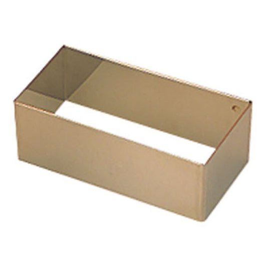 S/S RECT CAKE MOULD 81X41X30MM H         x4