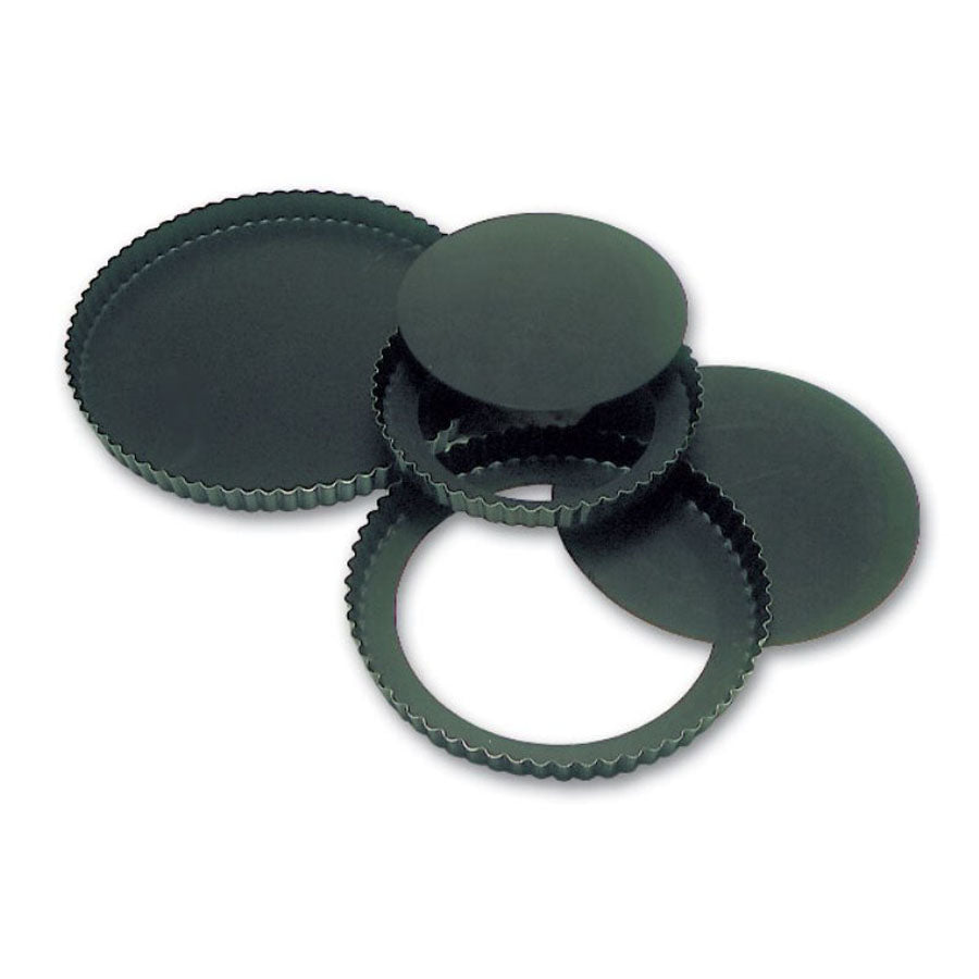 N/S FLUTED QUICHE MOULD 200 X 25MM DEEP 