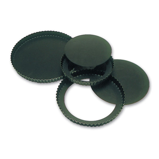 N/S FLUTED QUICHE MOULD 280X25MM DEEP   