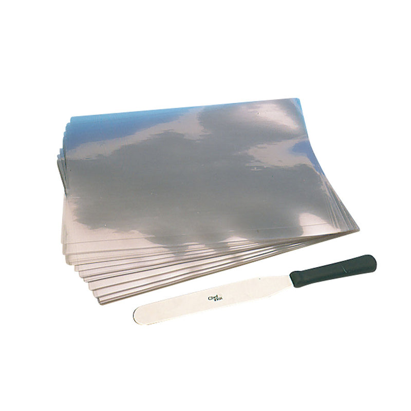 PVCSHEETS FOR CHOC WORK 600X400MM(PK100)