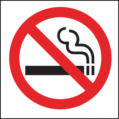 NO SMOKING SIGN 10x10CM                 