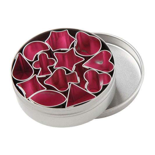 ASPIC CUTTERS TIN PLATE SET 12 PIECES   