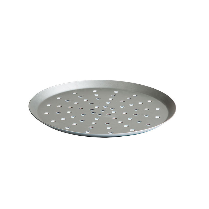 PIZZA PAN PERFORATED 10" BASE ALU       