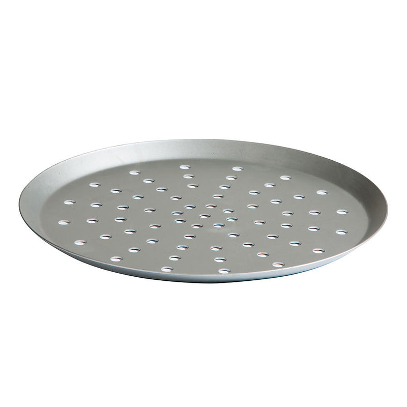 PIZZA PAN PERFORATED 14" BASE ALU       