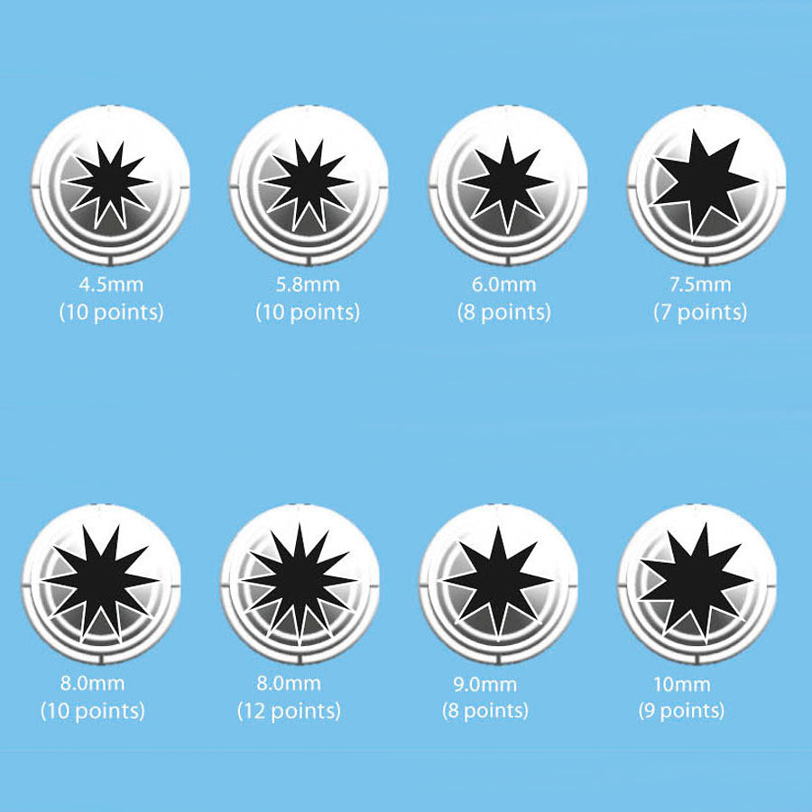 DECORATING TIP KIT FRENCH STAR          