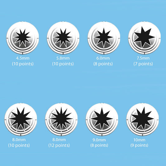 DECORATING TIP KIT FRENCH STAR          