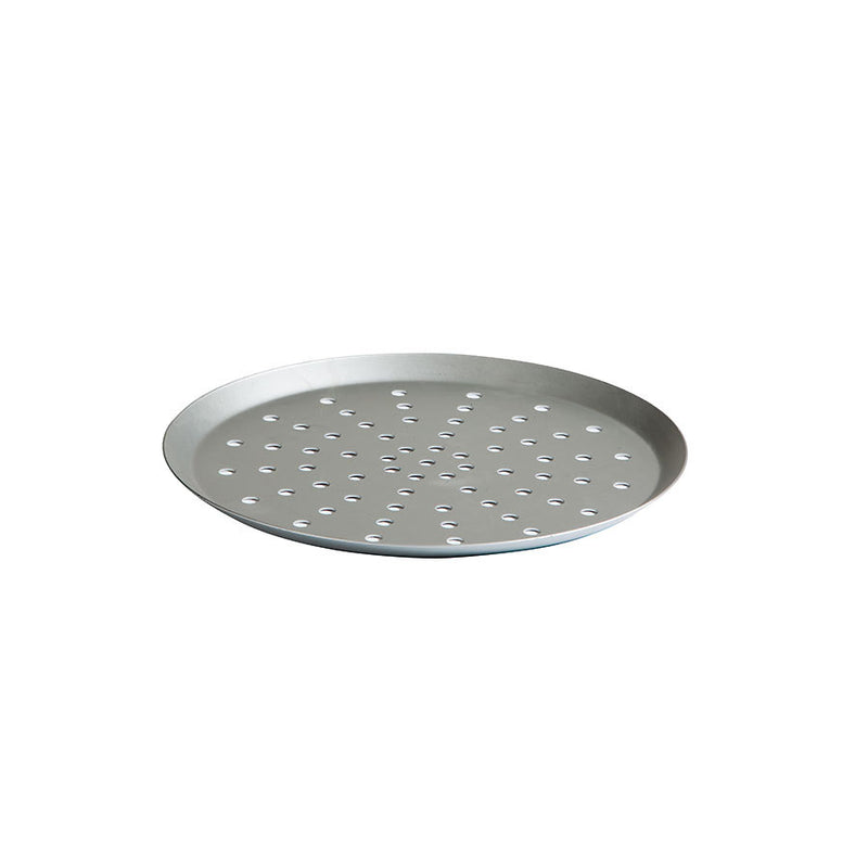 PIZZA PAN  PERFORATED 7" BASE ALU       