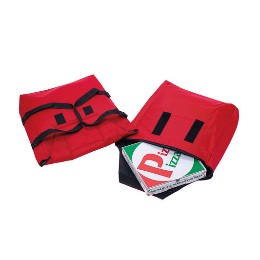 PIZZA DELIVERY BAG 18X19X5" RED         