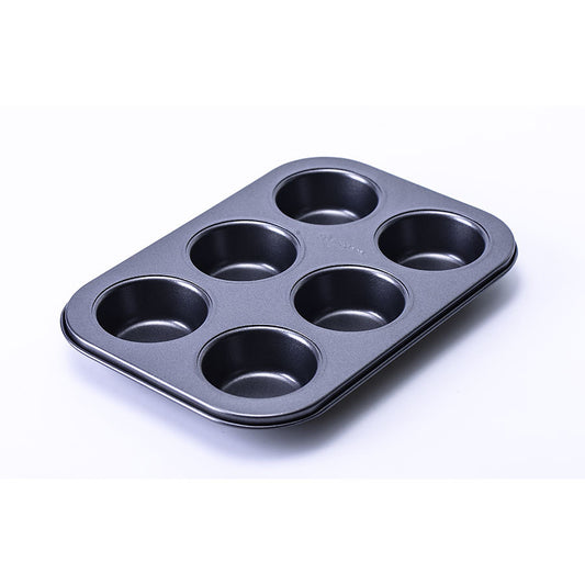 PREPARA 6 CUP MUFFIN TIN 26.5X18.5X3CM  