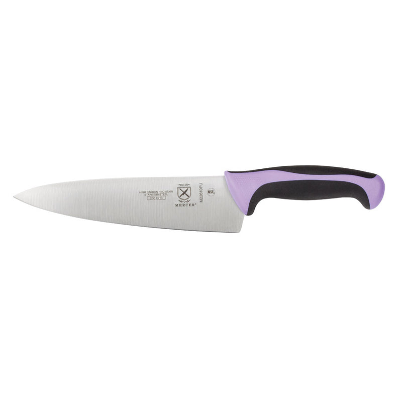 ALLERGEN SAFETY KNIFE 8" PURPLE HANDLE  